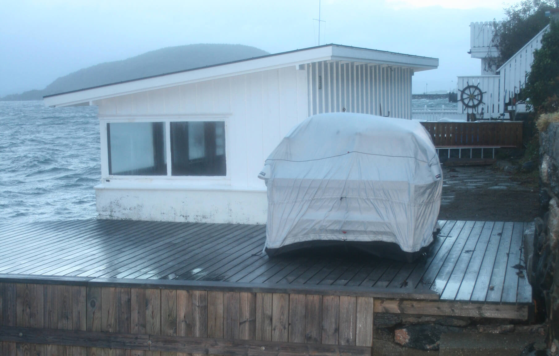 Bag'in stood steady in a hurricane on Norway's west coast