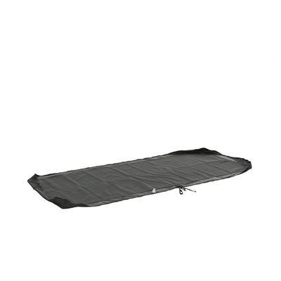 Outdoor furniture stacked and enclosed with a BAG’IN protective cover to protect against moisture and dirt.