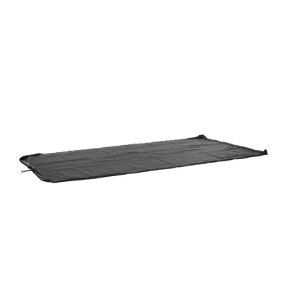 Outdoor furniture stacked and enclosed with a BAG’IN cover for minimal space usage and maximum protection.