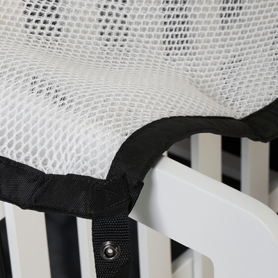 Close-up of DryTop Protect breathable mesh layer covering outdoor furniture, showing airflow structure and protective separation from outer cover.