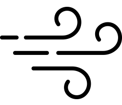 Decorative swirl design element